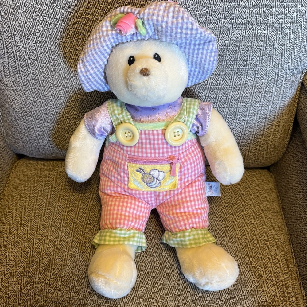 Baby Gund Teach Me Blossom Teddy Bear‎  Plush 15" Stuffed Toy Lovey